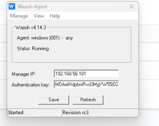 Install agent pada windows